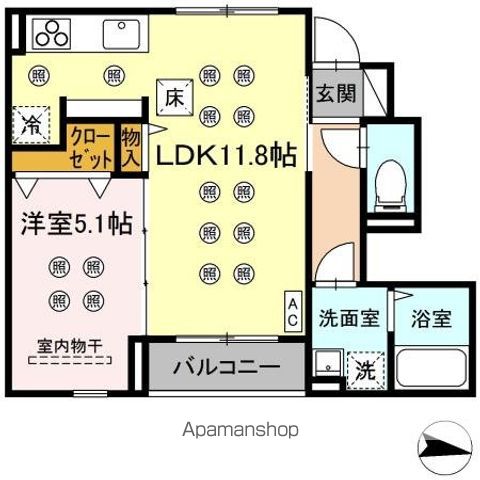 DーROOM富沢西5丁目の間取り写真
