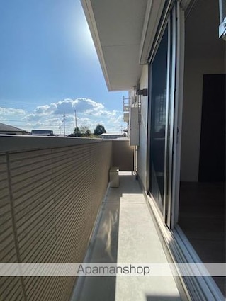 ユニヴェールⅡ　Ａ棟[1LDK/43.93m2]のバルコニー