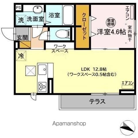 AXIS南流山の間取り写真