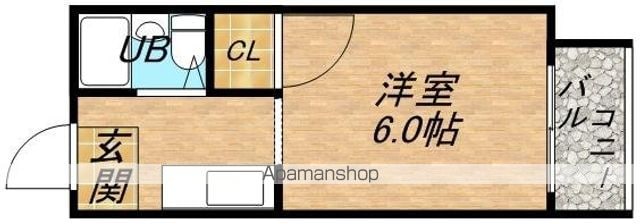 ハイツフミノ茨木の間取り写真