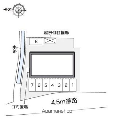 レオネクストモミの木[1K/23.61m2]の共用部1