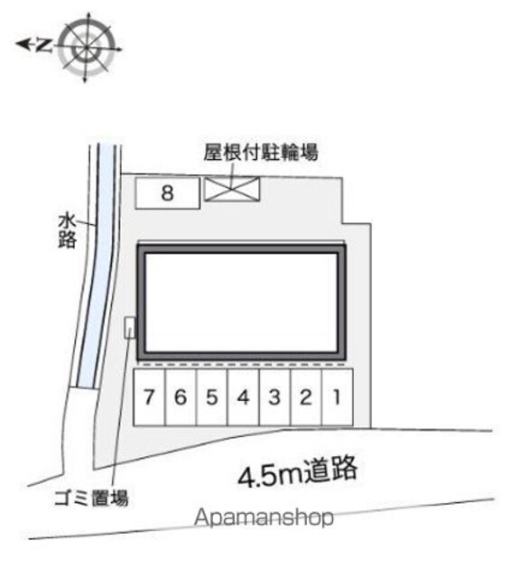 レオネクストモミの木[1K/23.61m2]の共用部1