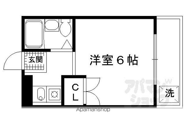 レジデンス丹波橋の間取り写真