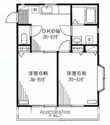 フレグランスミツシ[2DK/37.18m2]の間取図
