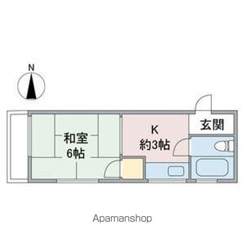 ムーニー若原の間取り写真