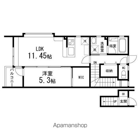 ESPACE HEUREUX泉中央の間取り写真