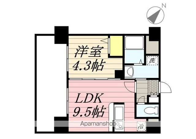 三島マンション博多駅東の間取り写真
