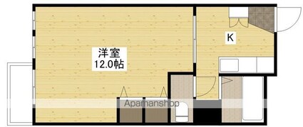 第５山県ビル[1K/28.62m2]の間取図