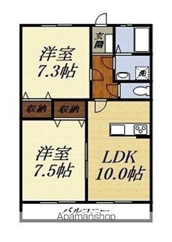 フォンテーヌの間取り写真