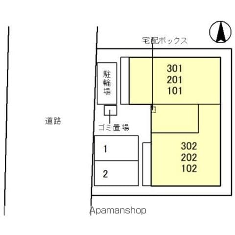 ＢＡＦＦＩ　ＤＩ　ＧＡＴＴＯ（バッフィ・ディ・ガット） 101 ｜ 和歌山県和歌山市弁財天丁25（賃貸アパート1LDK・1階・34.22㎡） その6