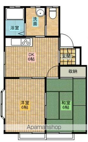 旭ルーミー新庄１７号館の間取り