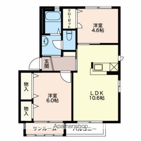 パストラルキノシタAの間取り写真
