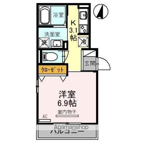 カーサしらたまの間取り写真