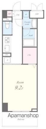 ヴィラエクセル[1K/31.33m2]の間取図