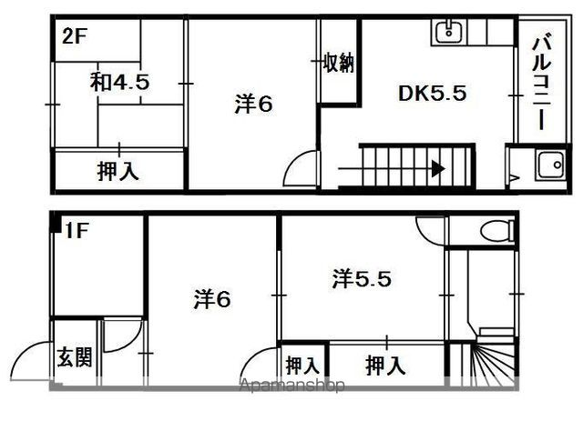 吉川マンションの間取り写真