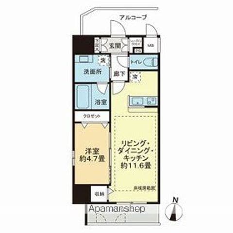 プレイス白壁の間取り写真