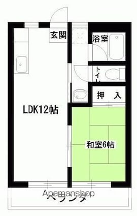 メゾンドｍｉｅ[1LDK/37.19m2]の間取図