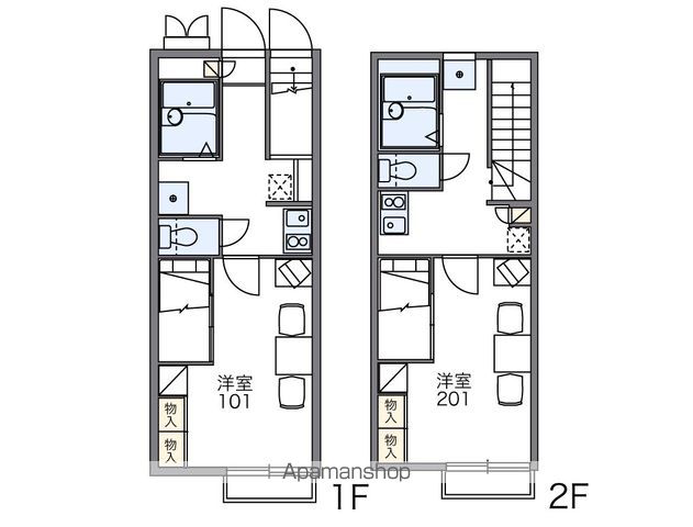 【レオパレスＬＩＧＨＴＨＩＬＬⅢの間取り】