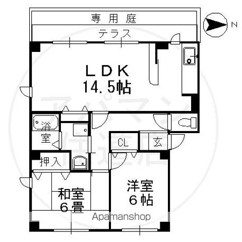 ブランルージュの間取り写真
