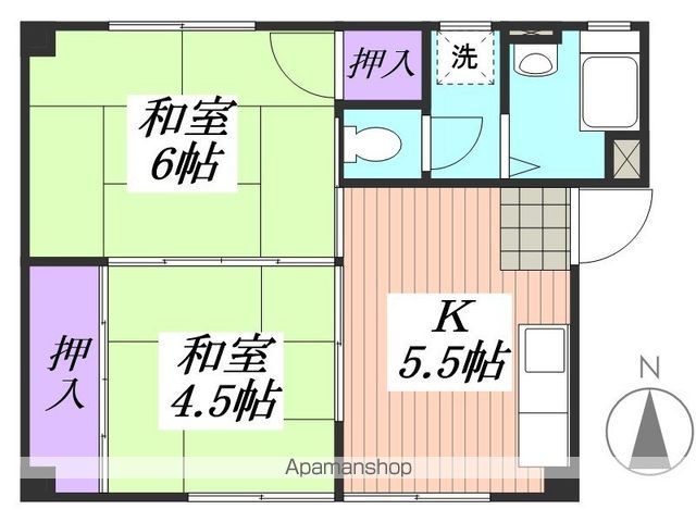 虹ヶ丘マンションの間取り写真