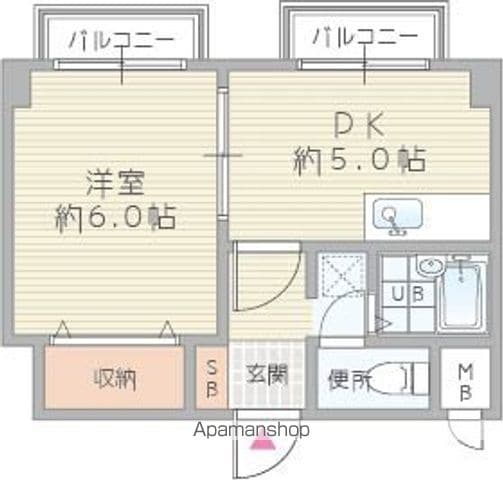 BELONG香里園の間取り写真