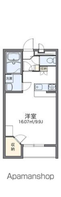 レオパレスパストラル[1K/31.05m2]の間取図