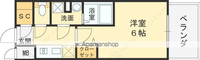 エスリード大阪イーストエッジの間取り写真