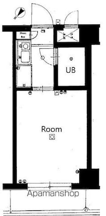 ペガサスマンション千束[1R/16.01m2]の間取図