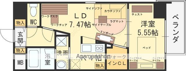 スペチアーレの間取り写真