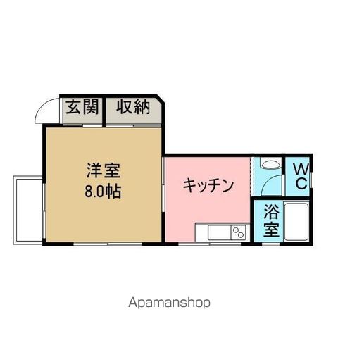 北山ハイツの間取り写真