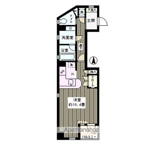 中野区野方のマンションの間取り