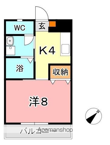 ビュー倉敷の間取り写真