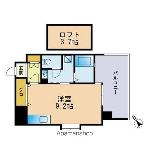 エスティメゾン薬院の間取り写真