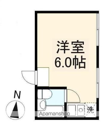 Ｓｕｎ　Ｌｉｋｅ[1R/14.1m2]の間取図