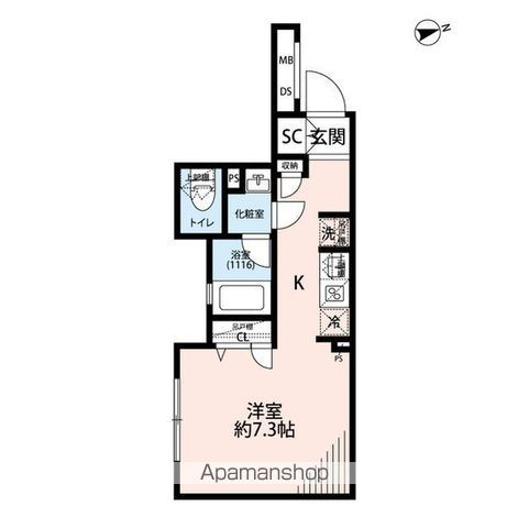 同じ建物の物件間取り写真 - ID:213110033825