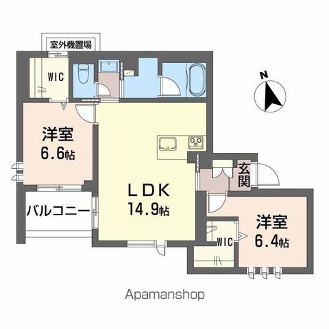 ヴィア パラディーソの間取り写真