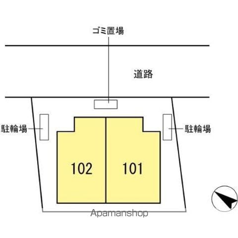 ルミエール 101 ｜ 千葉県柏市柏６丁目676-2（賃貸アパート3LDK・1階・78.32㎡） その3