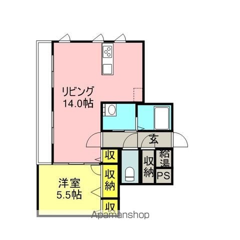 ラディーチェCの間取り写真