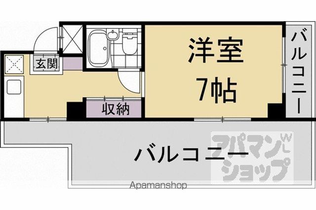 メルディアキューブ観月橋 A棟の間取り写真