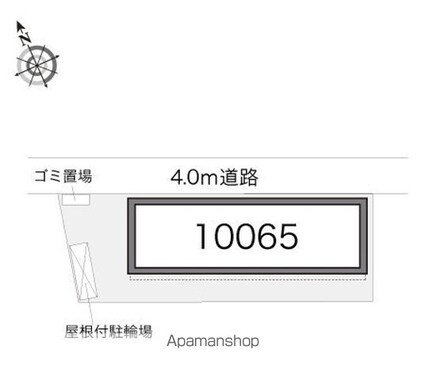 レオパレス美堀[1K/23.18m2]の配置図