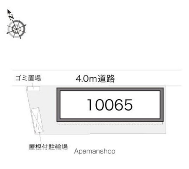 レオパレス美堀[1K/23.18m2]の配置図
