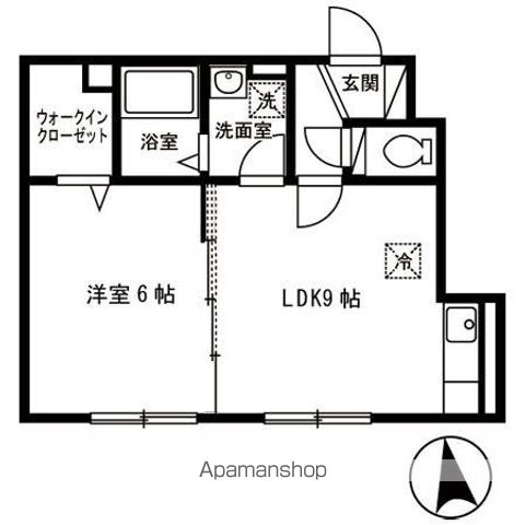 グランモア緑 Aの間取り写真