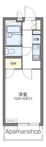 レオパレス東山山麓の間取り写真
