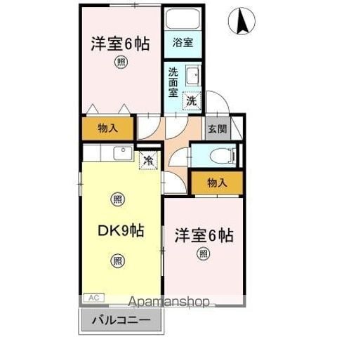 セジュール松縄 A棟の間取り写真