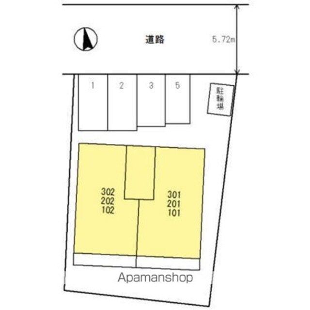 和歌山県和歌山市市小路[1LDK/44.21m2]の配置図