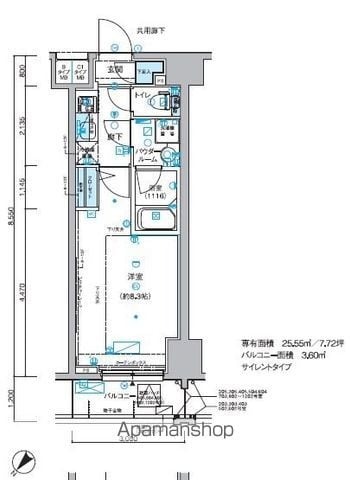 メインステージ小竹向原の間取り写真