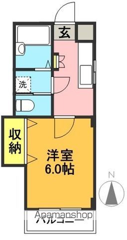 メゾンドブローニュ赤堤の間取り写真