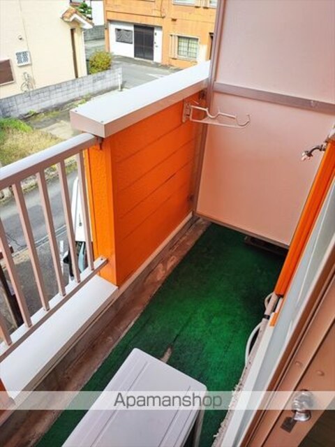 シティパル秋月[1K/20m2]のバルコニー