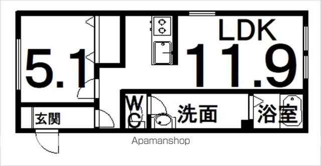 CREAの間取り写真