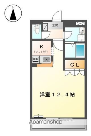 アクアライフ エムズの間取り写真